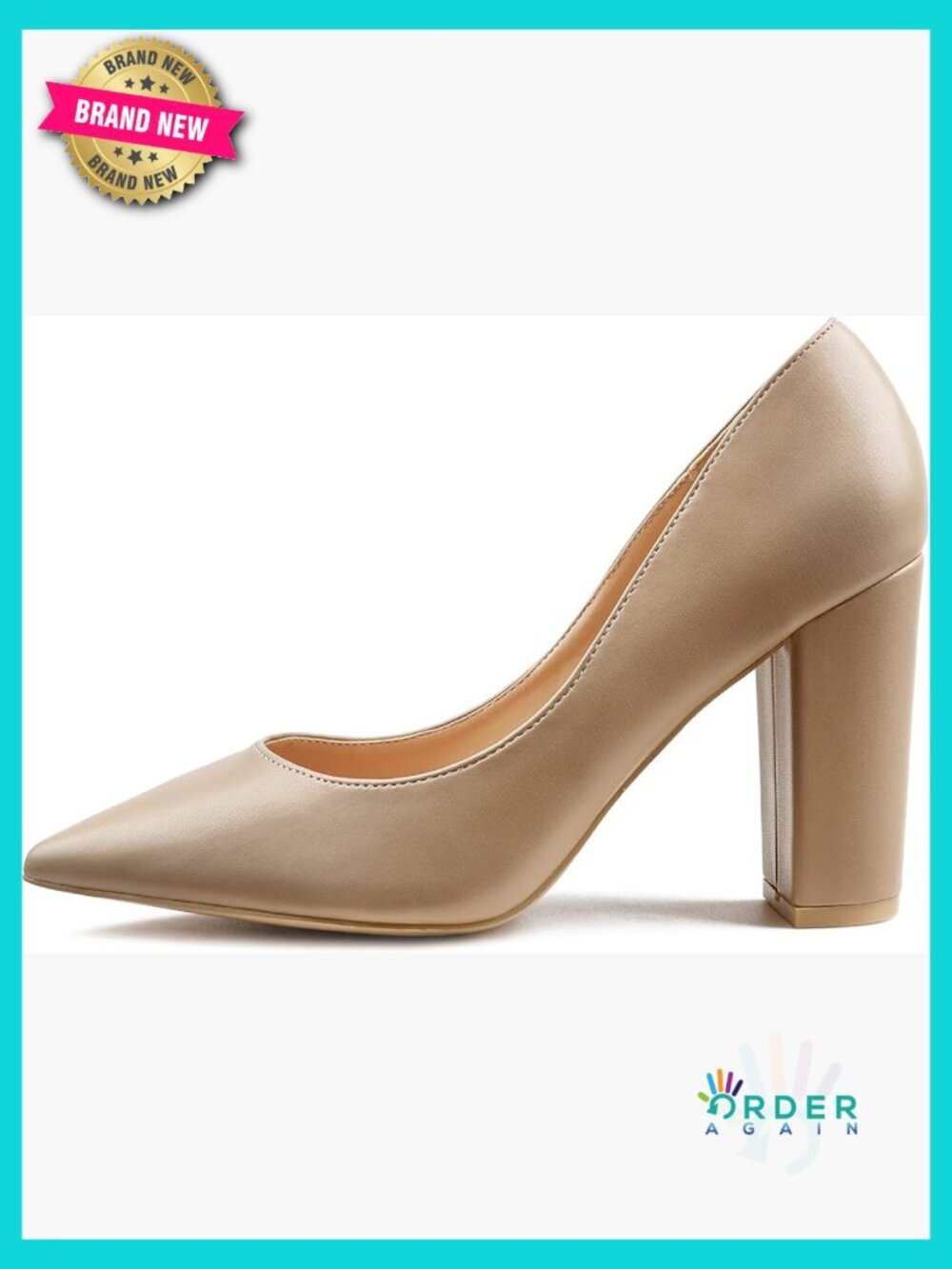 Chunky Block Heel Pointed Toe Pumps Dress Work Party Classic Y2K Trendy
